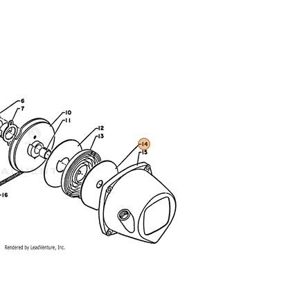 ECHO part 17722104630 — IPL diagram snippet (6x zoom, amber highlight)