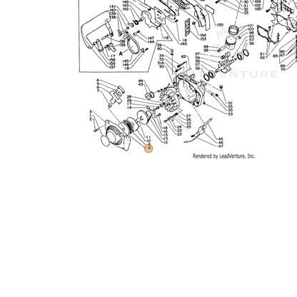 ECHO part 17722110630 — IPL diagram snippet (6x zoom, amber highlight)