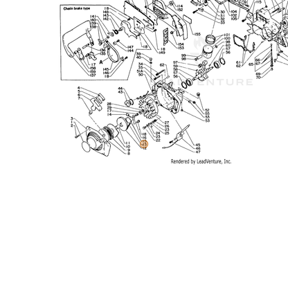 ECHO part 17722614730 — IPL diagram snippet (6x zoom, amber highlight)