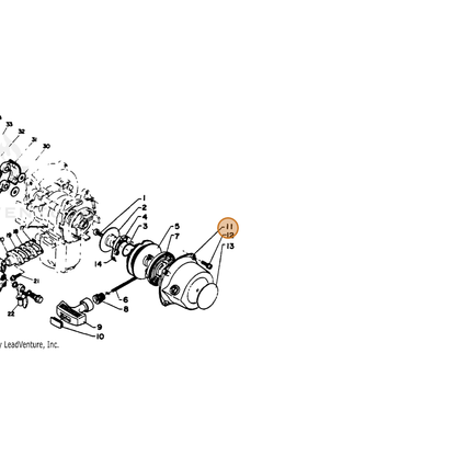 ECHO part 17723205730 — IPL diagram snippet (6x zoom, amber highlight)