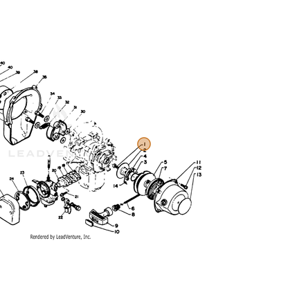 ECHO part 17723605530 — IPL diagram snippet (6x zoom, amber highlight)