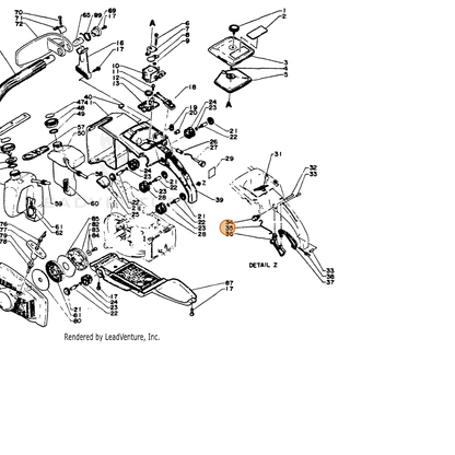 ECHO part 17801114530 — IPL diagram snippet (6x zoom, amber highlight)