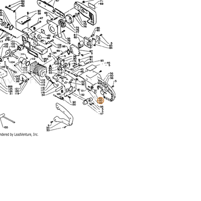 ECHO part 17802615030 — IPL diagram snippet (6x zoom, amber highlight)