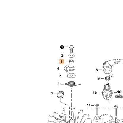 ECHO part 17807010860 — IPL diagram snippet (6x zoom, amber highlight)