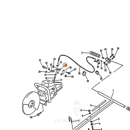 ECHO part 17811807060 — IPL diagram snippet (6x zoom, amber highlight)