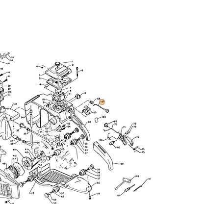 ECHO part 17851012330 — IPL diagram snippet (6x zoom, amber highlight)