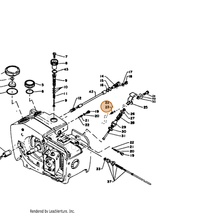 ECHO part 17981703630 — IPL diagram snippet (6x zoom, amber highlight)