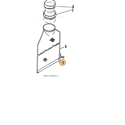 ECHO part 1960020 — IPL diagram snippet (6x zoom, amber highlight)
