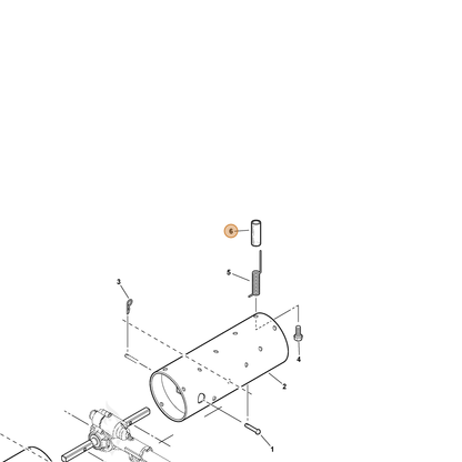 ECHO part 21001325560 — IPL diagram snippet (6x zoom, amber highlight)