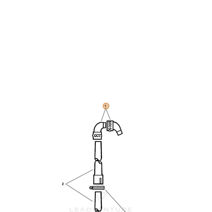 ECHO part 21002304260 — IPL diagram snippet (6x zoom, amber highlight)