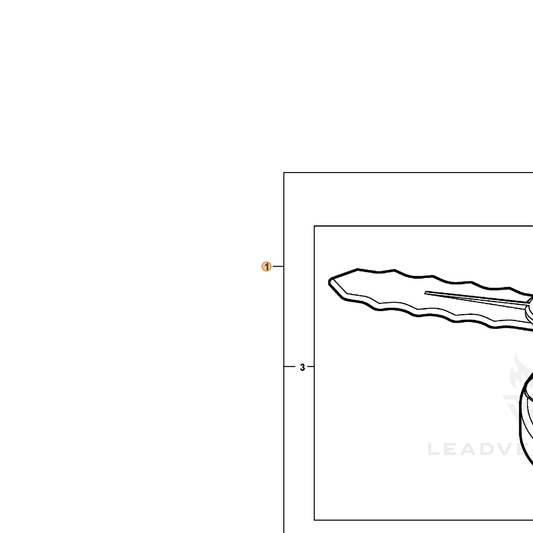 Echo part 215311 — IPL diagram snippet (6x zoom, amber highlight)