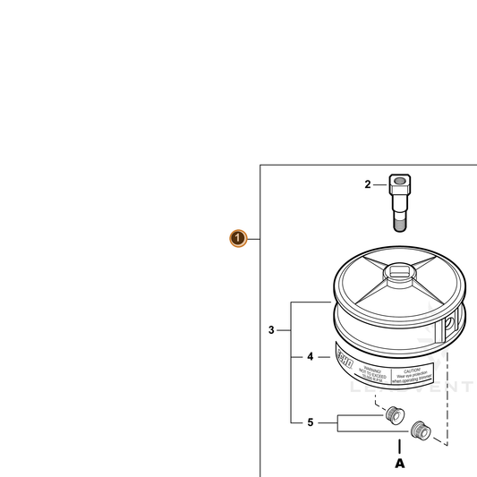 Echo part 21560070 — IPL diagram snippet (6x zoom, amber highlight)