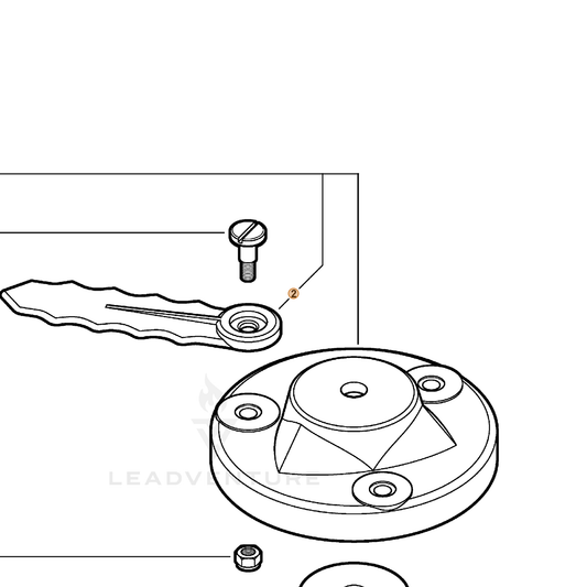 Echo part 215712 — IPL diagram snippet (6x zoom, amber highlight)