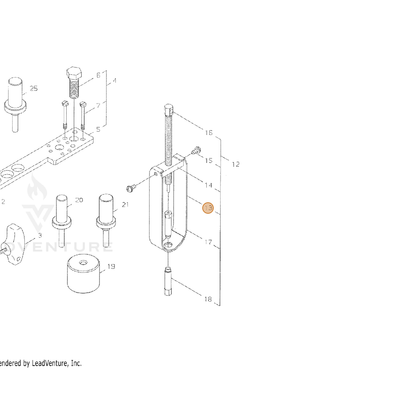 ECHO part 22155-96310 — IPL diagram snippet (6x zoom, amber highlight)