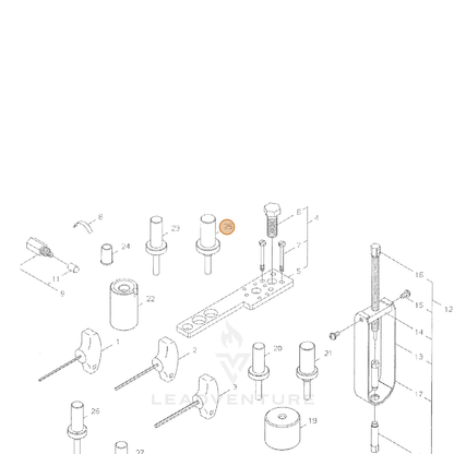 ECHO part 22169-96470 — IPL diagram snippet (6x zoom, amber highlight)
