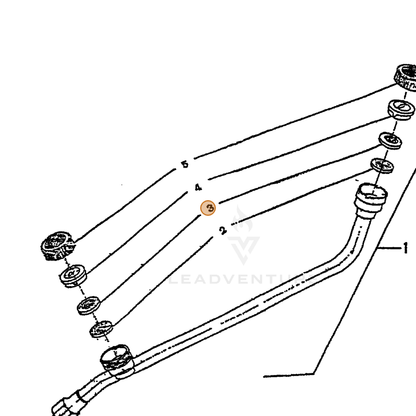 ECHO part 22412810810 — IPL diagram snippet (6x zoom, amber highlight)