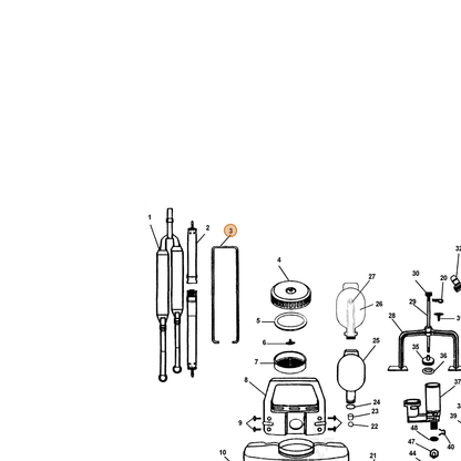 ECHO part 2314570000 — IPL diagram snippet (6x zoom, amber highlight)