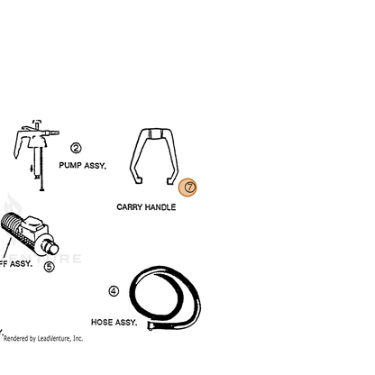 ECHO part 2331060000 — IPL diagram snippet (6x zoom, amber highlight)