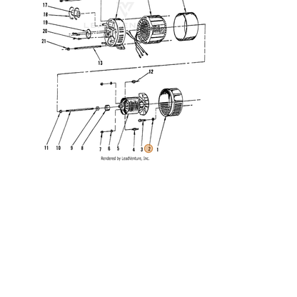 ECHO part 240015006 — IPL diagram snippet (6x zoom, amber highlight)