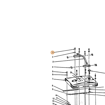 ECHO part 240017062 — IPL diagram snippet (6x zoom, amber highlight)