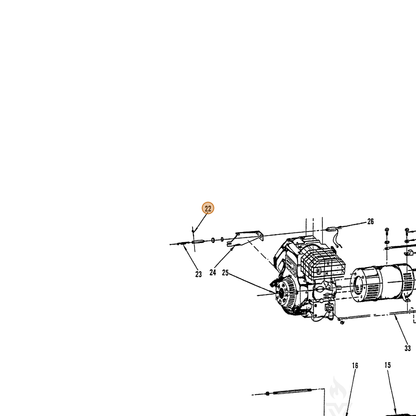 ECHO part 240017064 — IPL diagram snippet (6x zoom, amber highlight)