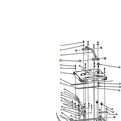 ECHO part 240020014 — IPL diagram snippet (6x zoom, amber highlight)