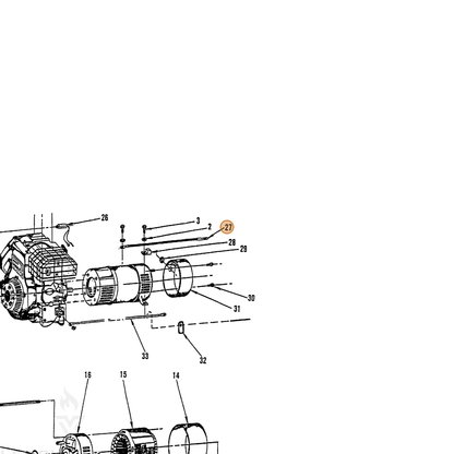 ECHO part 240020080 — IPL diagram snippet (6x zoom, amber highlight)