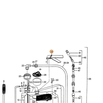 ECHO part 283918328 — IPL diagram snippet (6x zoom, amber highlight)
