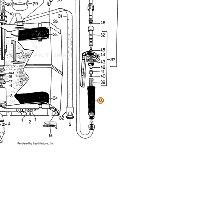 ECHO part 283946367 — IPL diagram snippet (6x zoom, amber highlight)