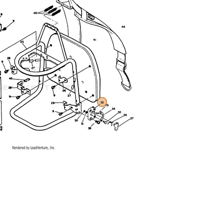 ECHO part 30071007130 — IPL diagram snippet (6x zoom, amber highlight)