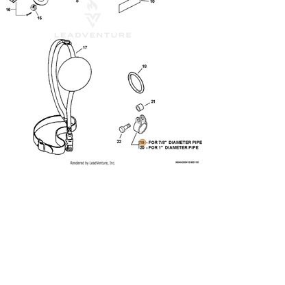 ECHO part 30120708930 — IPL diagram snippet (6x zoom, amber highlight)