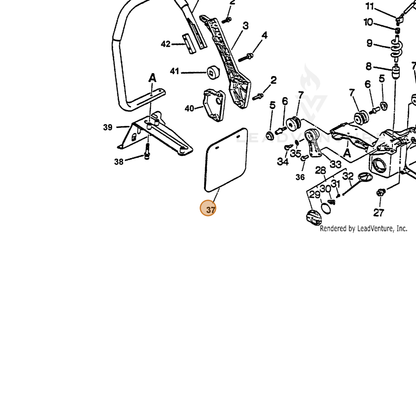 ECHO part 30511506061 — IPL diagram snippet (6x zoom, amber highlight)