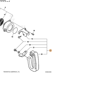 ECHO part 35100005060 — IPL diagram snippet (6x zoom, amber highlight)