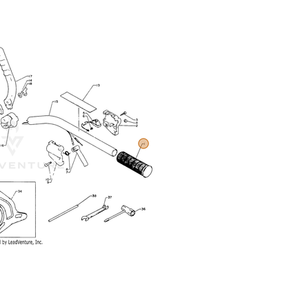 ECHO part 35101207930 — IPL diagram snippet (6x zoom, amber highlight)
