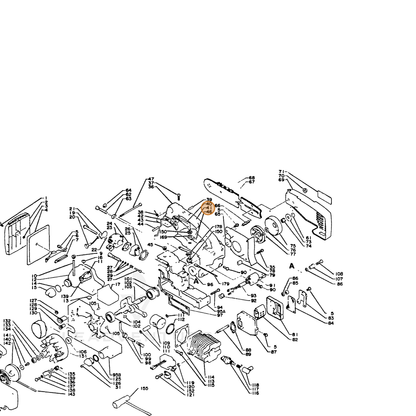 ECHO part 35101213930 — IPL diagram snippet (6x zoom, amber highlight)