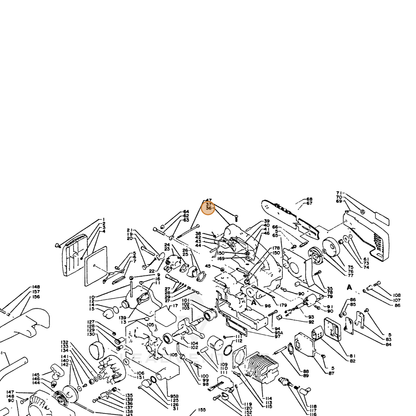 ECHO part 35110113932 — IPL diagram snippet (6x zoom, amber highlight)