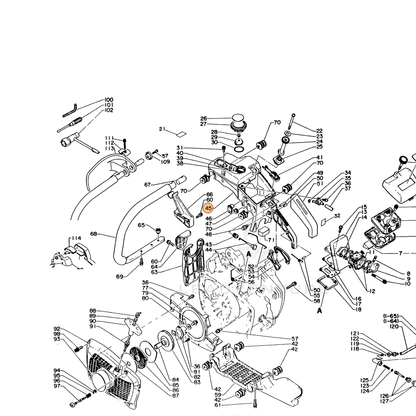 ECHO part 35190516131 — IPL diagram snippet (6x zoom, amber highlight)