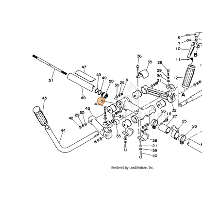 ECHO part 35201005330 — IPL diagram snippet (6x zoom, amber highlight)