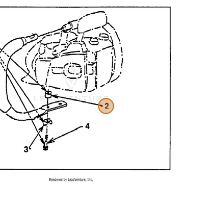 ECHO part 35211718430 — IPL diagram snippet (6x zoom, amber highlight)