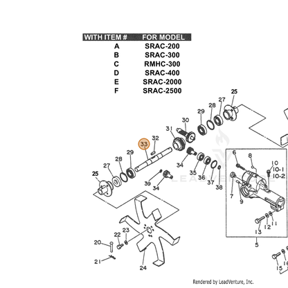 ECHO part 60531411050 — IPL diagram snippet (6x zoom, amber highlight)