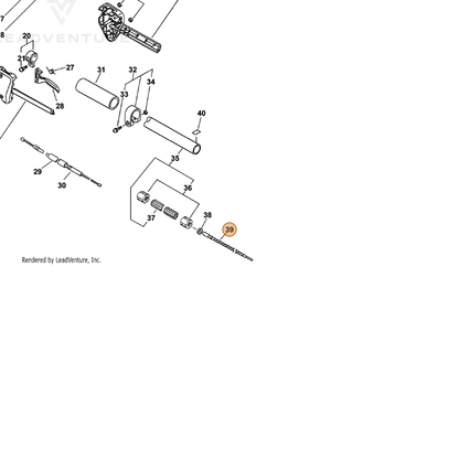 ECHO part 61001355630 — IPL diagram snippet (6x zoom, amber highlight)