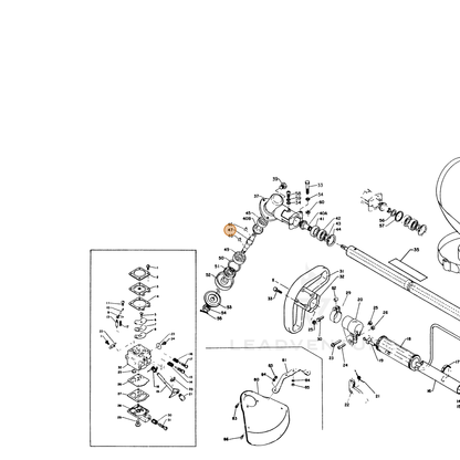 ECHO part 61031005330 — IPL diagram snippet (6x zoom, amber highlight)