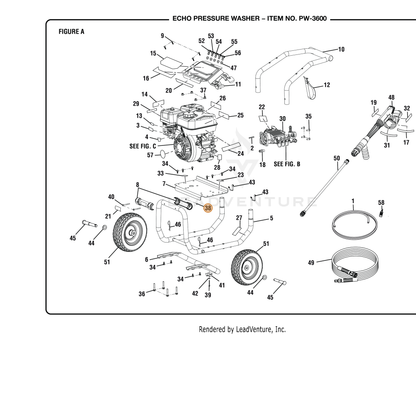 ECHO part 678610006 — IPL diagram snippet (6x zoom, amber highlight)