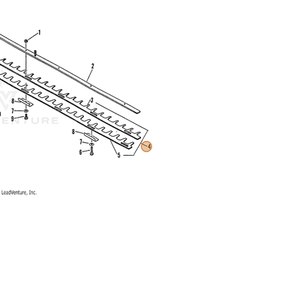 ECHO part 69700002060 — IPL diagram snippet (6x zoom, amber highlight)