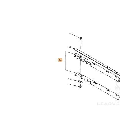 ECHO part 69700020060 — IPL diagram snippet (6x zoom, amber highlight)