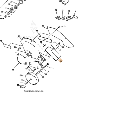 ECHO part 69901755330 — IPL diagram snippet (6x zoom, amber highlight)