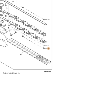 ECHO part 69911306560 — IPL diagram snippet (6x zoom, amber highlight)