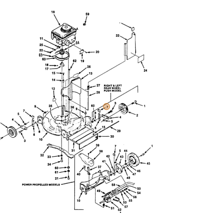 ECHO part 700336623 — IPL diagram snippet (6x zoom, amber highlight)