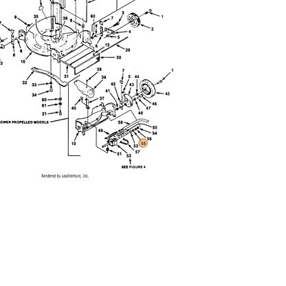 ECHO part 700353406 — IPL diagram snippet (6x zoom, amber highlight)