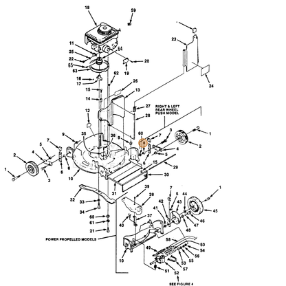 ECHO part 700358362 — IPL diagram snippet (6x zoom, amber highlight)